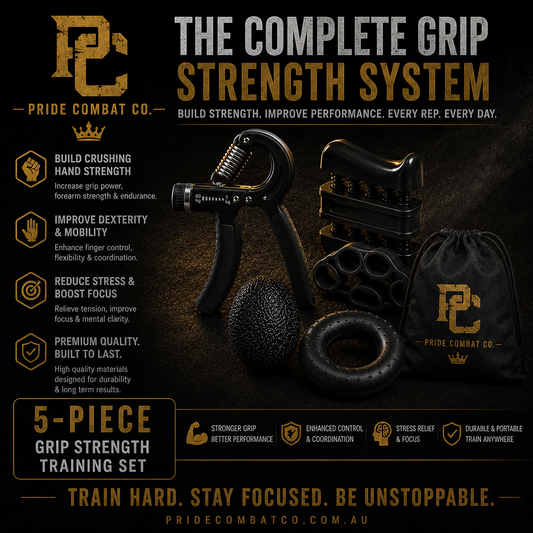 Pride Combat Co. 5 Piece Grip Strength Training Set